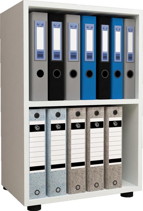 Actual product image VCM Wood Office Stand Shelf Books File Shelf Bookcase Ulas 2f (49 x 32 x 74 cm)