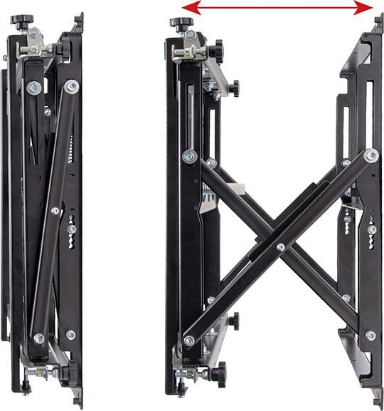 Actual product image b-tech BT8310XL - 125 kg - 106.7 cm (42 in) - 3.05 m (120 in) - 200 x 100 mm - 400 (Wall, 120", 125 kg)