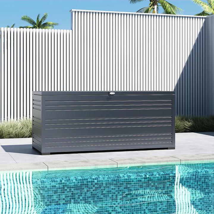 Produktbild Ventaris Gartenbox abschliessbar | 201 x 79 x 83 cm | 1318 Liter | Anthrazit
