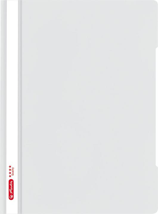 Immagine prodotto Herlitz Raccoglitore a fogli mobili "di qualità", DIN A4, pellicola PP, grigio (A4, 1 x)