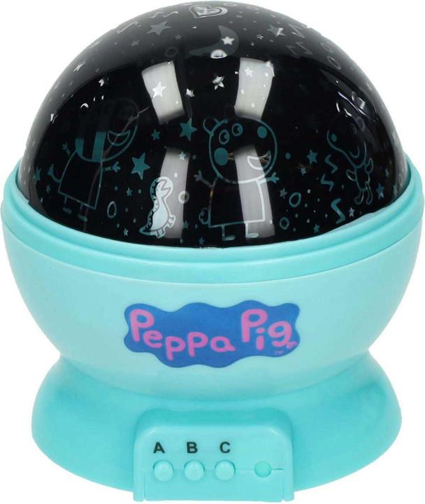 Peppa Pig LED-Lampe mit glitzernder Kuppel