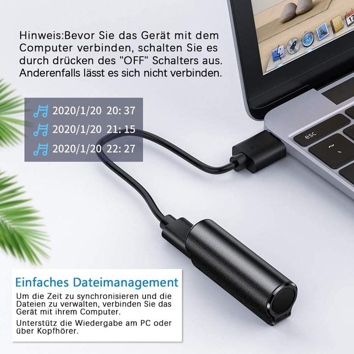 Immagine prodotto Youhe Mini dettatrice (32 GB)