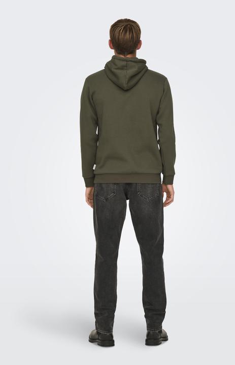 Immagine prodotto Only & Sons Felpa con cappuccio regular fit con cappuccio (M)