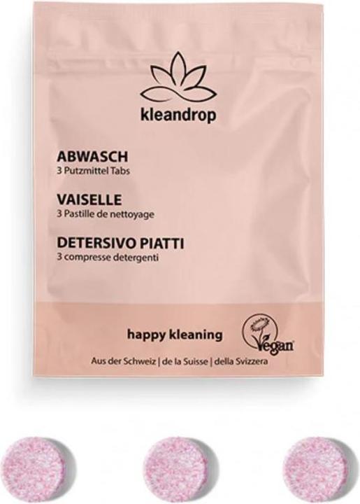 Produktbild Kleandrop Abwaschreiniger (Tabletten, 3 Waschgänge)
