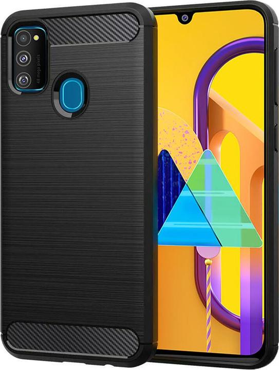 Actual product image Techsuit - Carbon Silicone - Samsung Galaxy M21 / M30S - Black (Samsung Galaxy M21, Samsung Galaxy M30s)