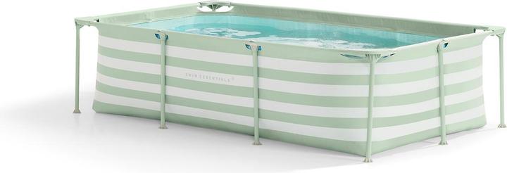 Swim Essentials Grün gestreifter Luxus-Swimmingpool (260 x 160 x 65 cm)
