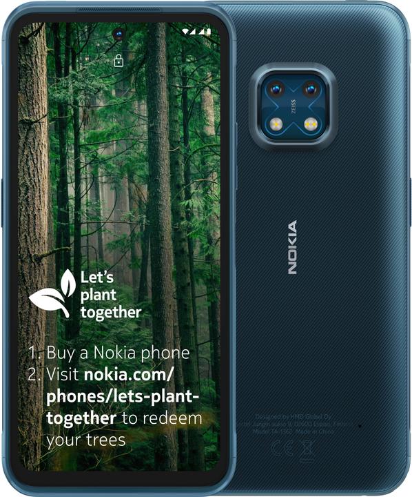 Nokia Smartphone XR20 5G 4 (64 GB, Zila, 6.67", Dual SIM, 48 Mpx, 5G)
