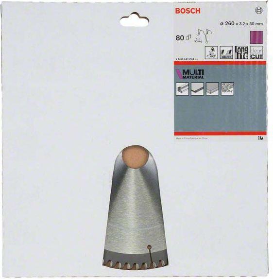 Actual product image Bosch Professional Zubehör PRO Multi Material circular saw blade, 260 x 3.2 x 30 mm