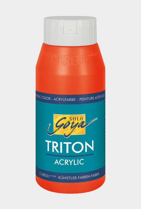 Actual product image Solo Goya Triton Acrylic (Real red, 750 ml)