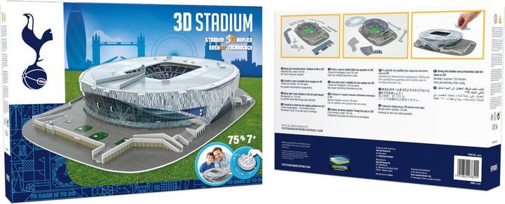 Actual product image Nanostad Tottenham Hotspur Stadium 3D jigsaw puzzle (75 pieces)