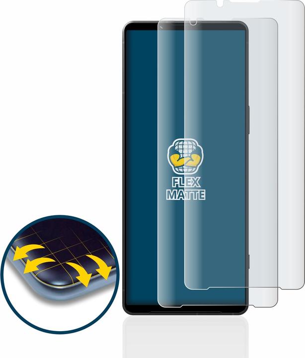 Productafbeelding BROTECT Volledige bedekking Matte Scherm Beschermer (2 Stuk, Sony Xperia 1 V)