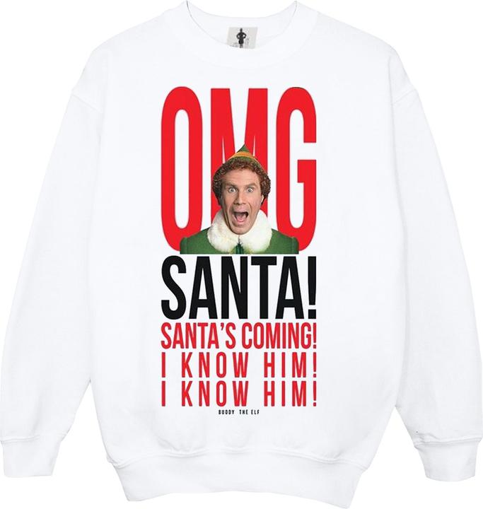 Produktbild Elf OMG Santa I Know Him Sweatshirt Jungen (128)