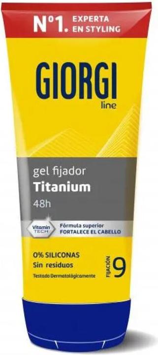 Actual product image Giorgi Line Absolute Titanium Gel Fijador Indestructible N9 240ml (Hair gel, 240 ml)