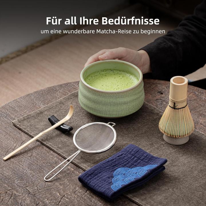 Immagine prodotto Teanagoo 7-teiliges Matcha Tee-Set mit Besen und Zubehör