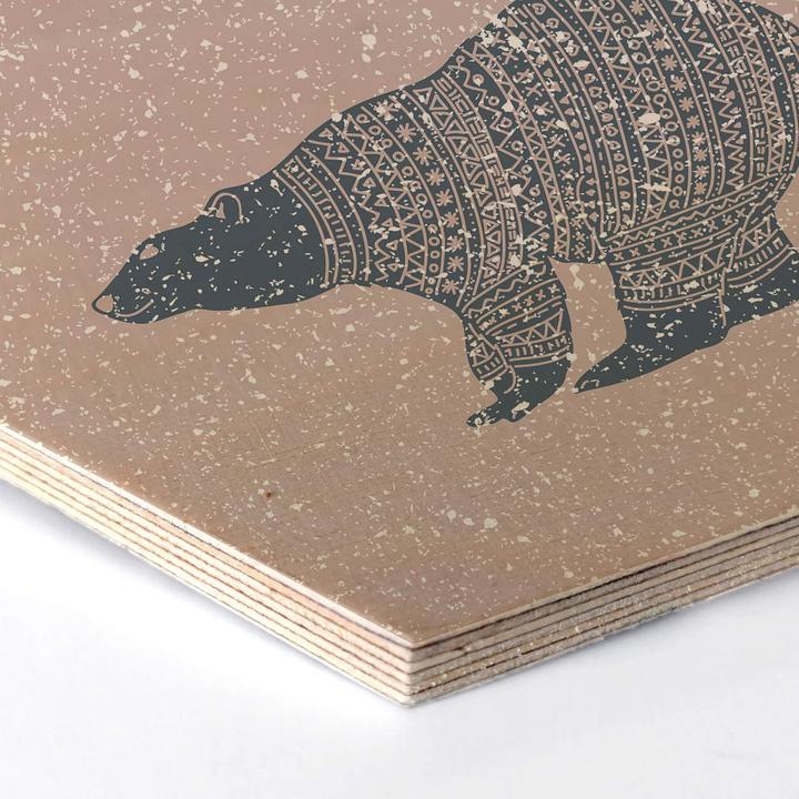 Produktbild Trenddeko Polarbär Blau (25 x 22 cm)