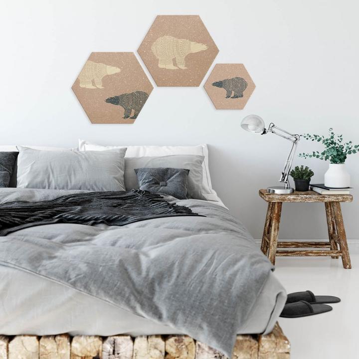 Produktbild Trenddeko Polarbär Blau (25 x 22 cm)