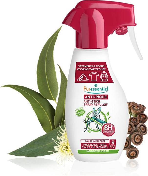 Actual product image Puressentiel Anti-sting repellent spray clothes 150 ml (150 ml)