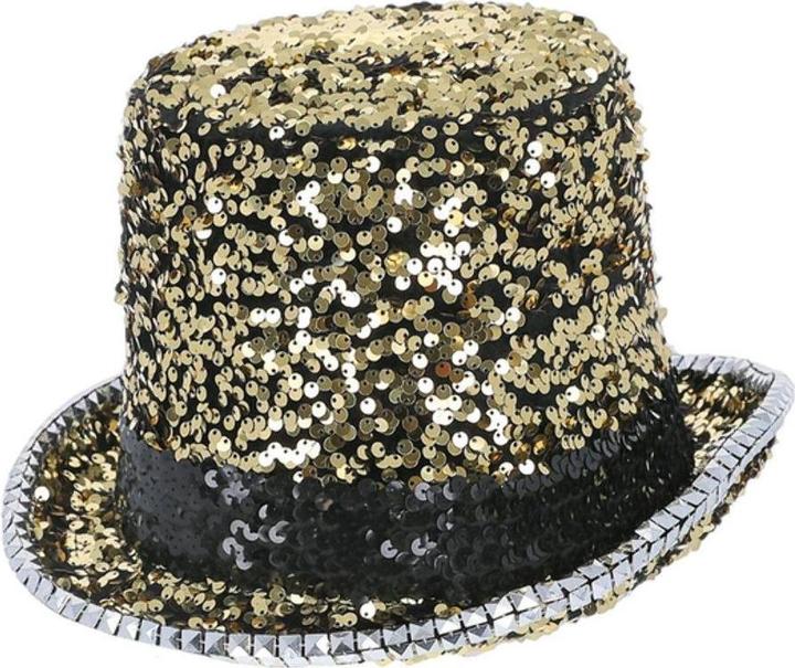Actual product image Fever Deluxe Sequins Felt Top Hat (One size)