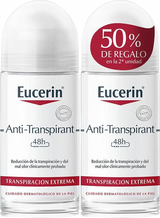 Actual product image Eucerin Anti-Transpirant Roll on 2x50ml (Roll-on, 50 ml)