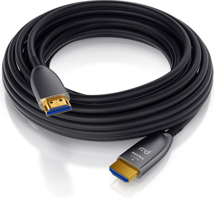 Immagine prodotto Primewire Cavo HDMI 2.0b in fibra ottica, tipo A, cavo in fibra ottica Ultra HD, tripla schermatura, 4K, 3D (15 m, HDMI)