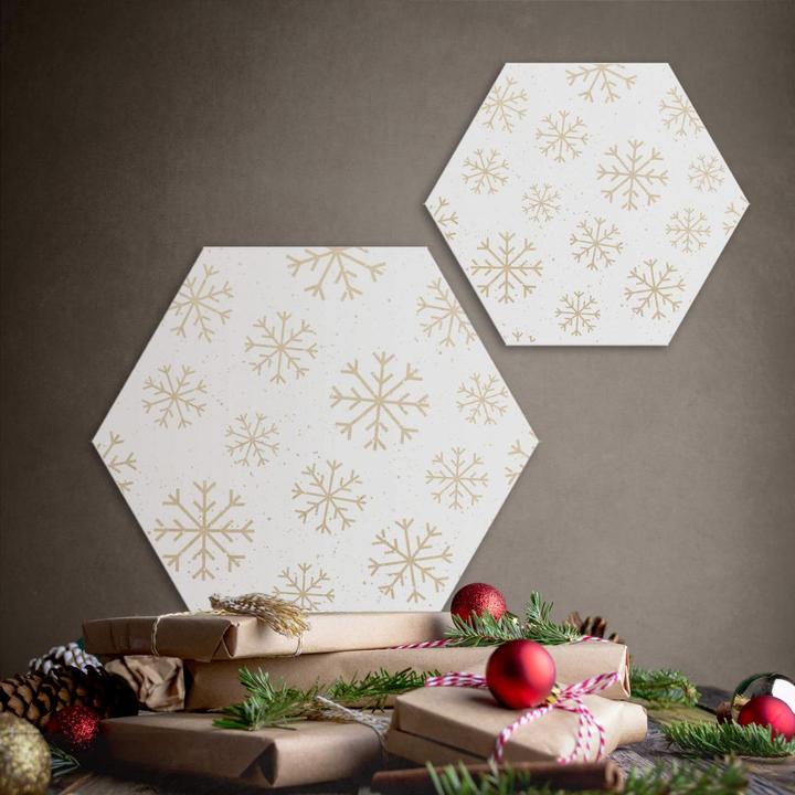 Produktbild Trenddeko Schneeflocken Eiskristalle (55 x 47 cm)
