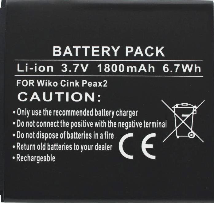 Actual product image Wiko Akku Cink Peax 2 Akku S104-E880000-001