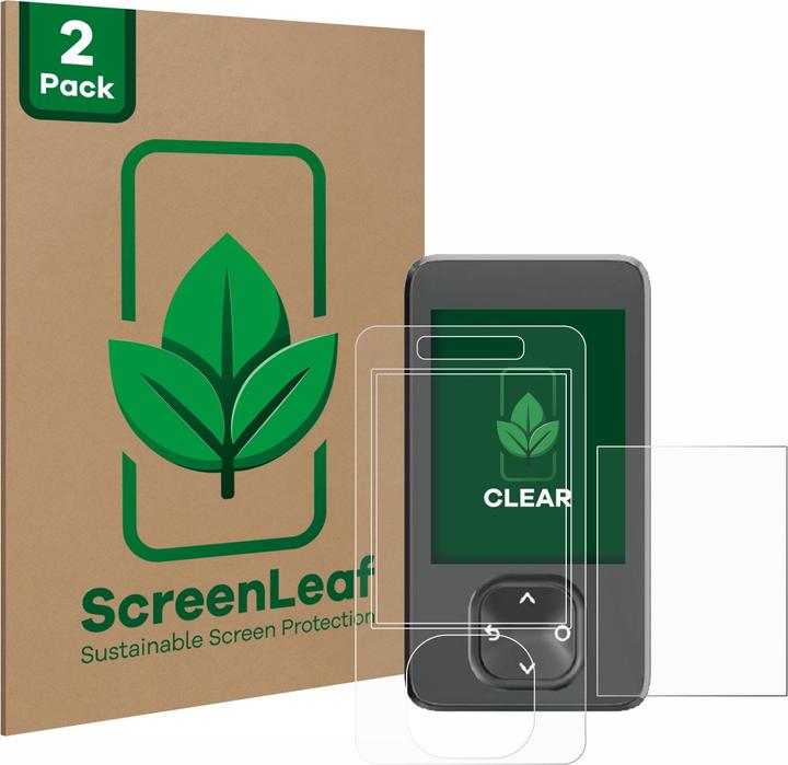 ScreenLeaf Beschermfolie duurzame screenprotector screenprotector folie helder transparant (Teststrips)