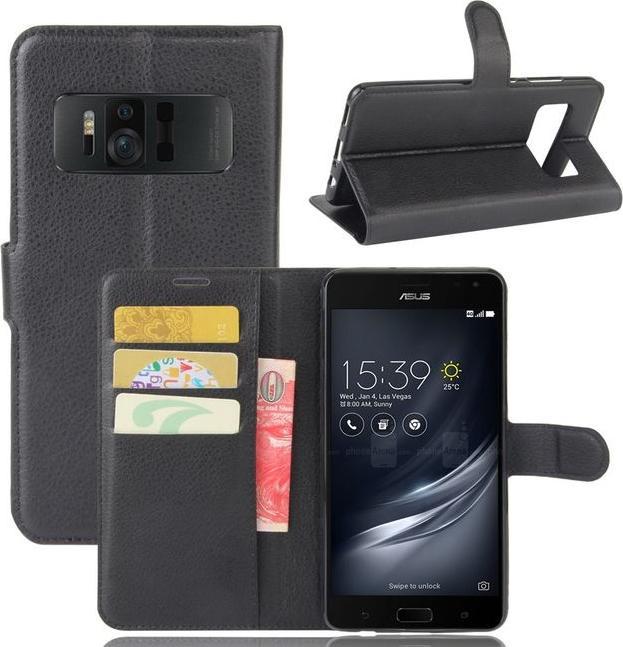 Produktbild MU Classic Leder Hülle mit Litchitextur (Asus Zenfone AR)