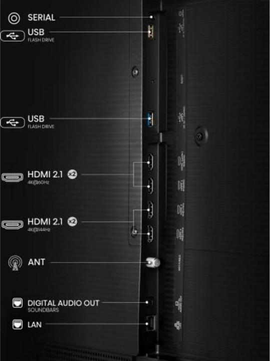 Produktbild Hisense TV 55S7NQ (55", QLED, 4K, 2024)