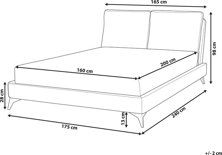 Actual product image Beliani Melle (160 x 200 cm)