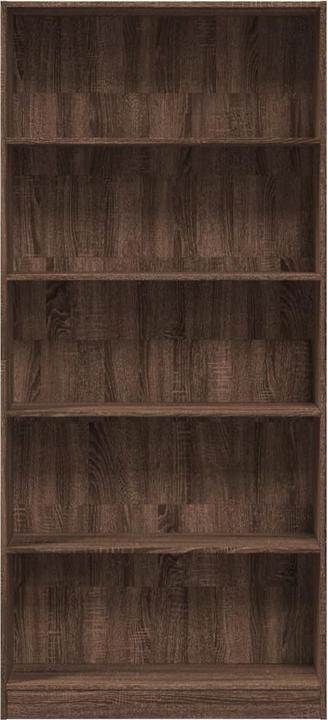 Produktbild VidaXL Bücherregal Regal Standregal Büroregal Aktenregal Braun Eichen-Optik (80 x 24 x 176 cm)