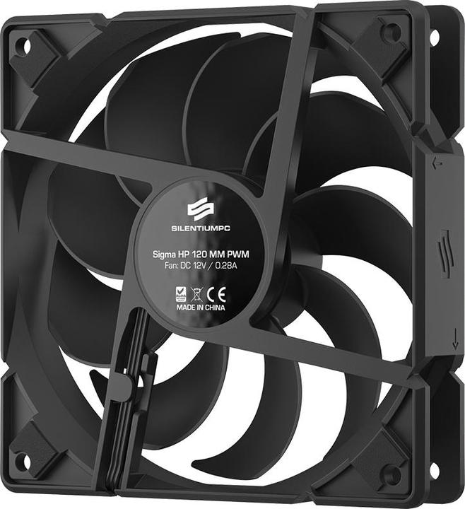 Produktbild Silentium PC Case acc Fan 12cm Sigma HP120 PWM (120 mm, 1 x)
