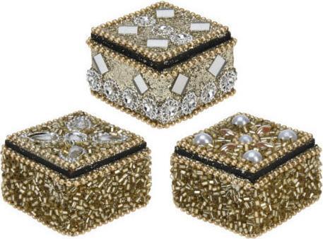 Immagine prodotto Scatola 4x3cm oro, set da 36 (4 x 3 cm)