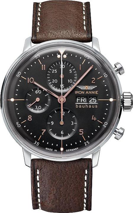 Actual product image Junkers Iron Annie Bauhaus (Chronograph, Analogue wristwatch, 42 mm)