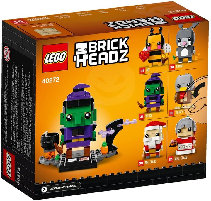 Actual product image LEGO BrickHeadz - Halloween Witch (40272, LEGO Brickheadz)