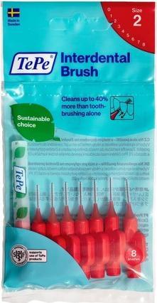 Produktbild TePe Original Interdental Brushes 0.5Mm Red 8Pcs (8 x, 0.50 mm)