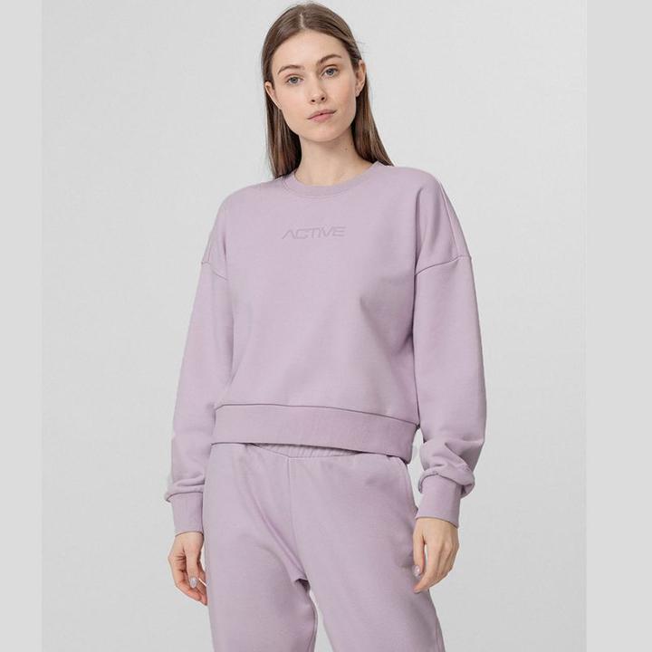 Immagine prodotto 4F Felpa da donna viola chiaro H4L22 BLD023 52S L (L)