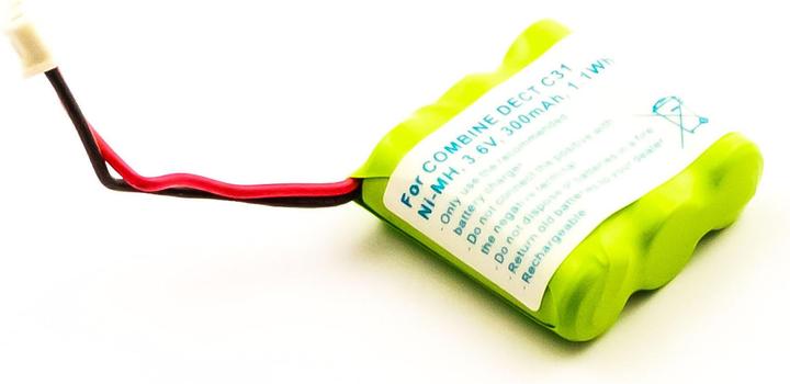 Actual product image AGI 1346 - Battery - BINATONE E3300 - Green - Nickel Metal Hydride (NiMH) - 300 mAh - 3.6
