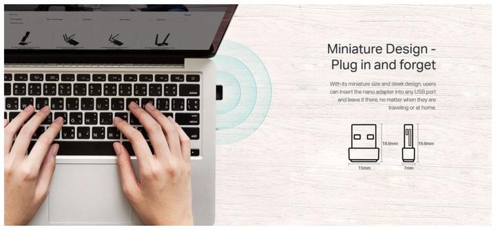 Actual product image TP-Link ARCHER T2U NANO AC600 NANO (USB)