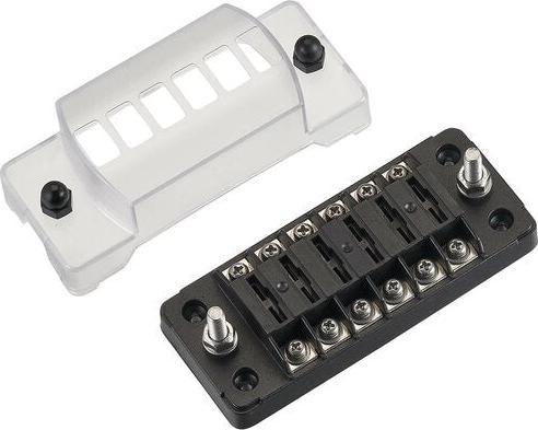 Produktbild Ective KFZ-Flachsicherungsleiste für 6 Sicherungen 20A/32V DC (Schraubanschluss)