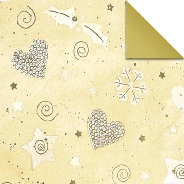 Actual product image Ursus Folded sheets Aurelio star Magic Moments Star Night 120g/sqm 15x15cm chamois/gold (120 g/m², 1 x)