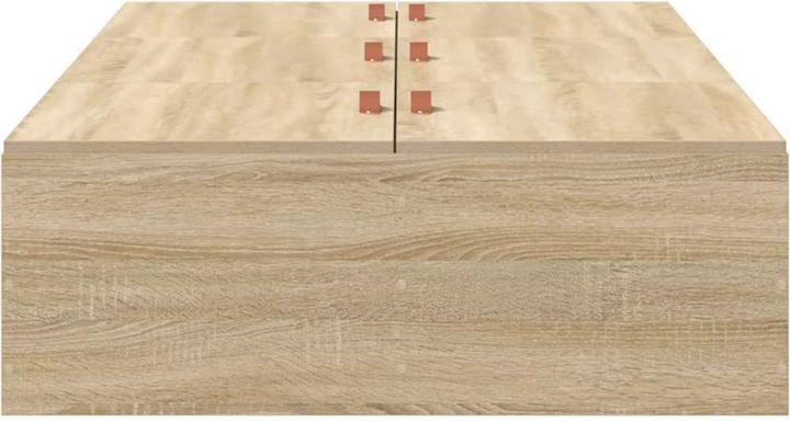 Produktbild VidaXL Bettgestell mit Stauraum Sonoma Eiche 160x200 cm (160 x 200 cm)