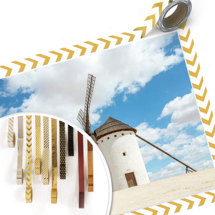 Produktbild Trenddeko Windmühlen auf der Don Quijote Route in Spanien (100 x 80 cm)