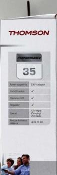 Produktbild Thomson ANT1418BK DVB-T/DVB-T2-Zimmerantenn (Zimmerantenne, DVB-T / -T2)