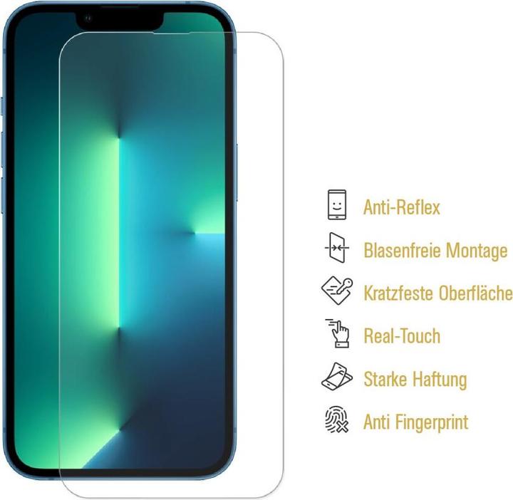 Produktbild Protectorking 2x Panzerfolie Anti-Shock matt entspiegelt (2 Stück, Apple iPhone 13 Pro)
