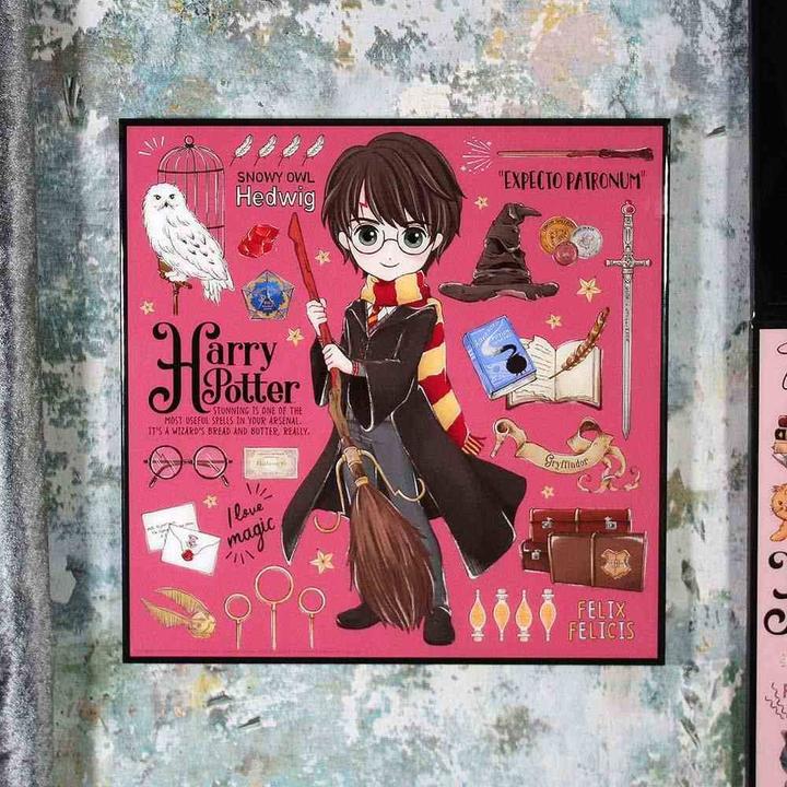 Produktbild Nemesis Now Harry Potter - "Chibi Harry" Crystal Clear Picture (32 x 32 cm)