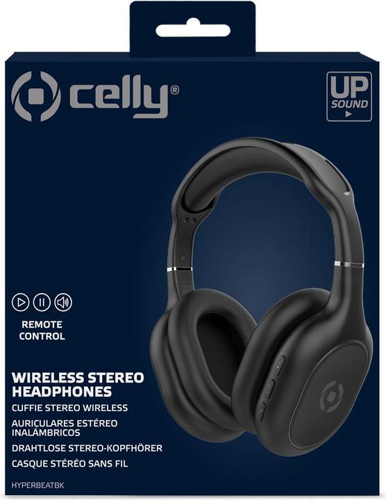 Actual product image Celly HyperBeat (No noise cancelling, 8 h, Cable, Wireless)