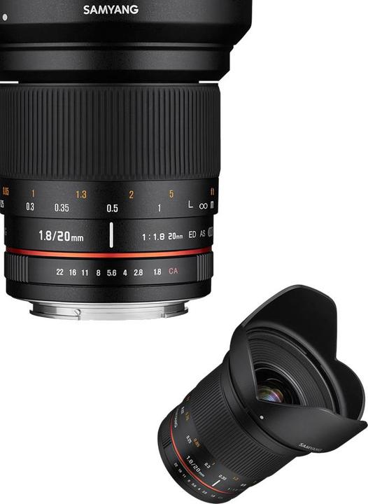 Actual product image Samyang 20mm F1.8 Olympus FT (Olympus, full size)
