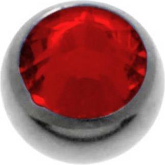 Actual product image Bijouteria 1.2mm Titanium piercing part (Swarovski Crystal, Titanium)