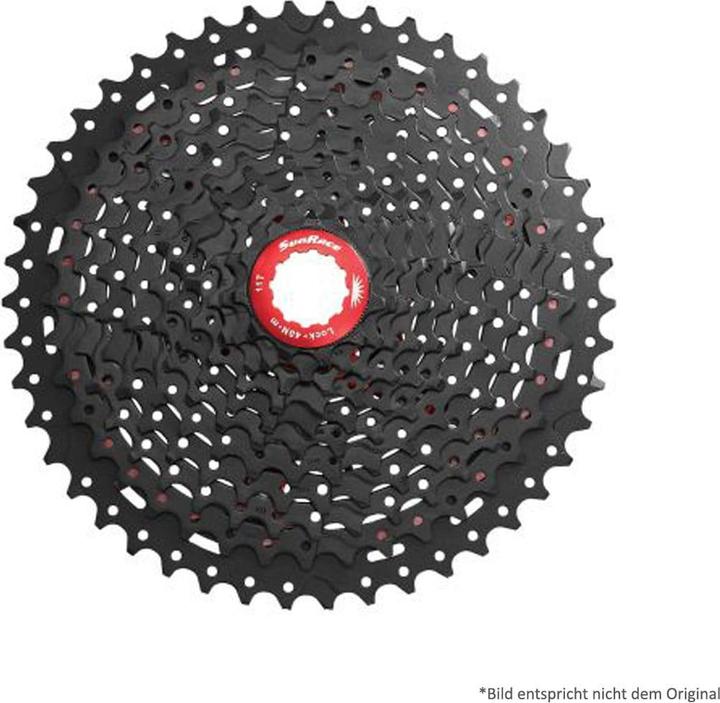 Actual product image SunRace CSMX9X ETZ cassette (11-speed, 10-46)